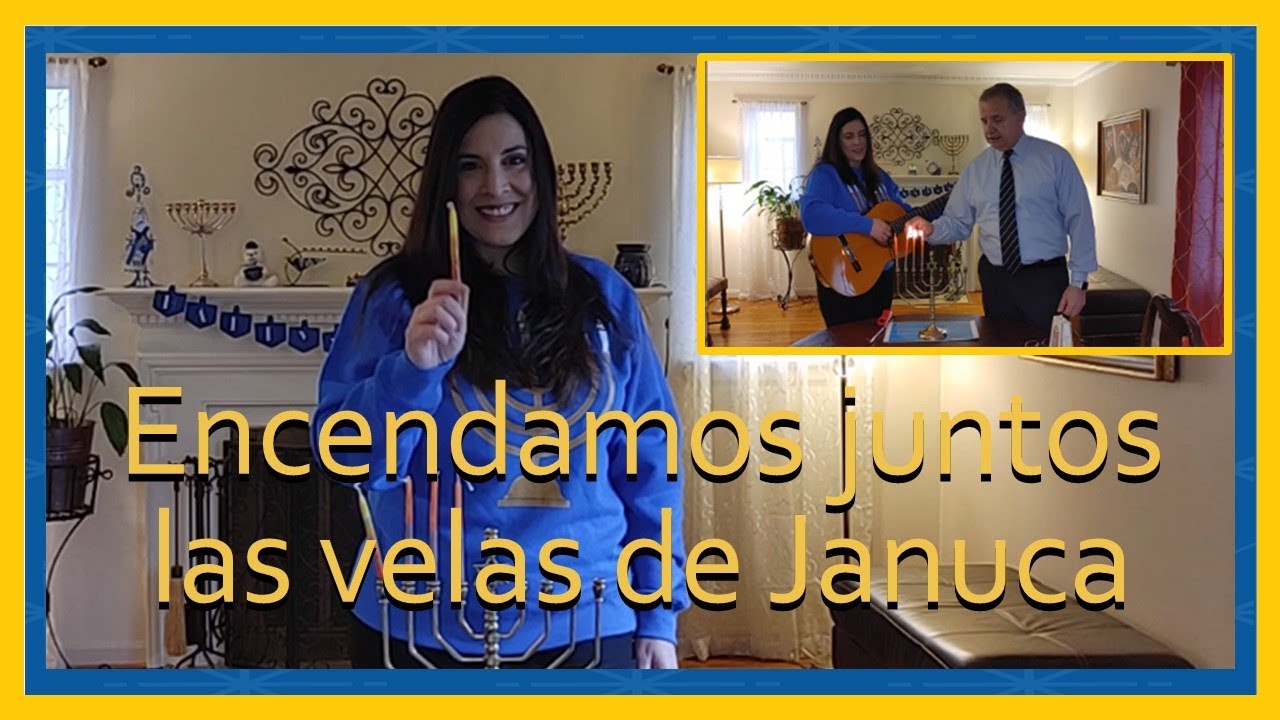 Bendiciones de Januca. Como encender las velas de Januca 🕎 Brajot en Español, Hebreo y Fonetica.