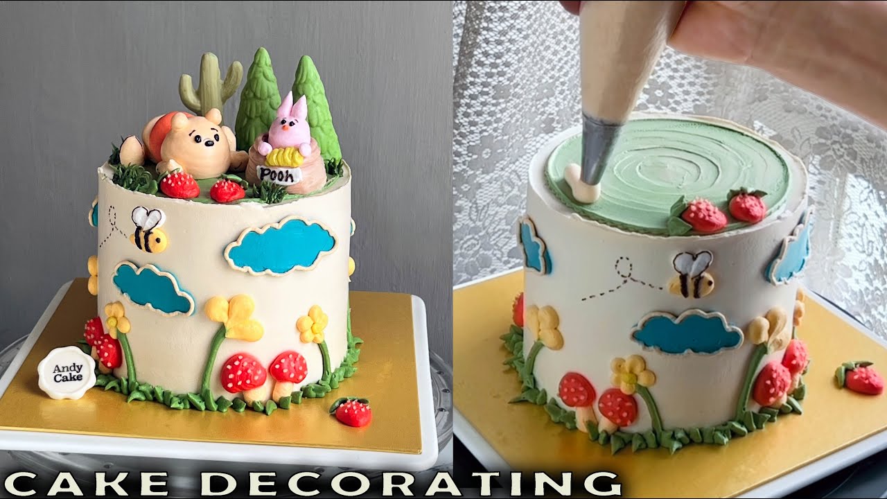 Winnie the Pooh Cake Decorating | Cake Step by Step | Amazing Cake Decorating Ideas