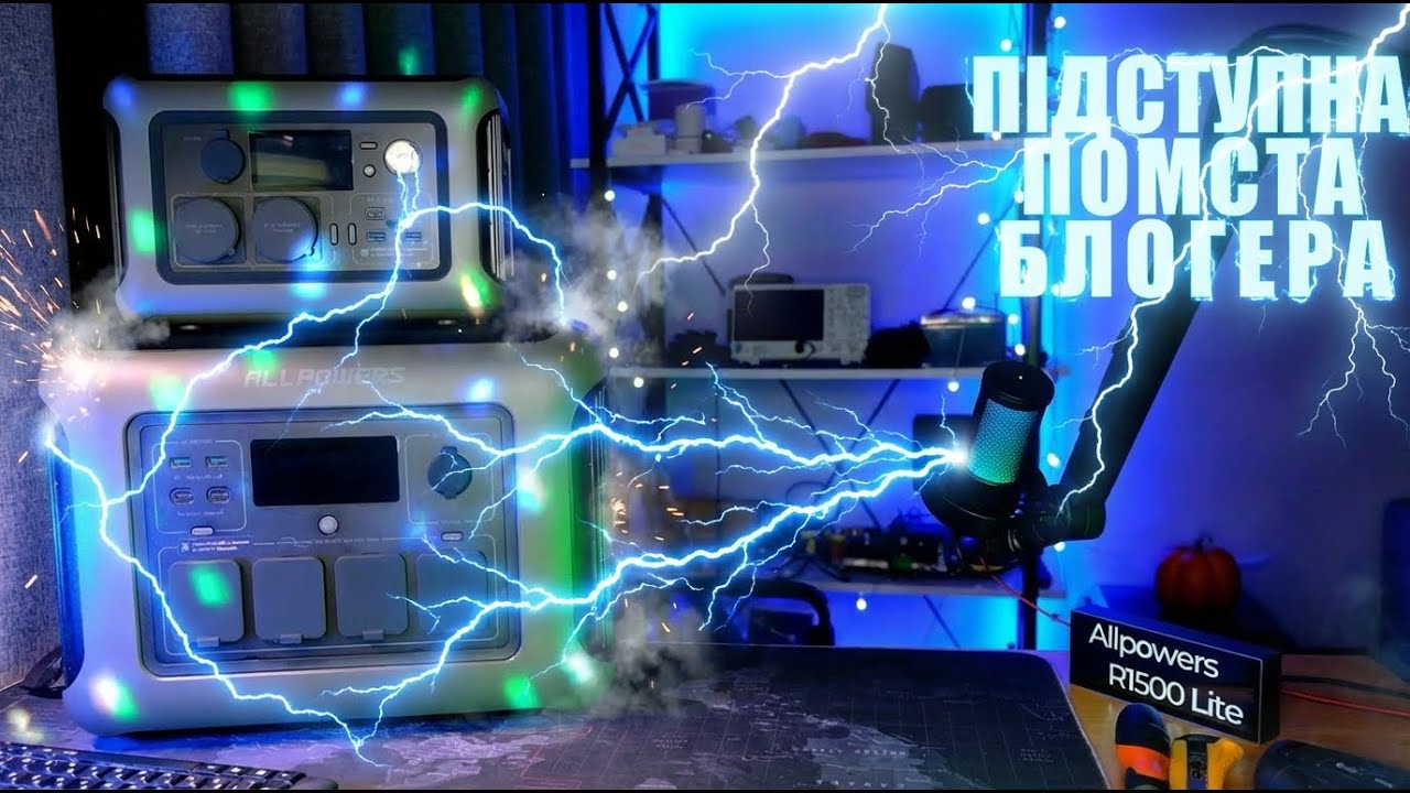 🔋Помста блогера. Розбираю детально портативну зарядну станцію Allpowers R1500 Lite.