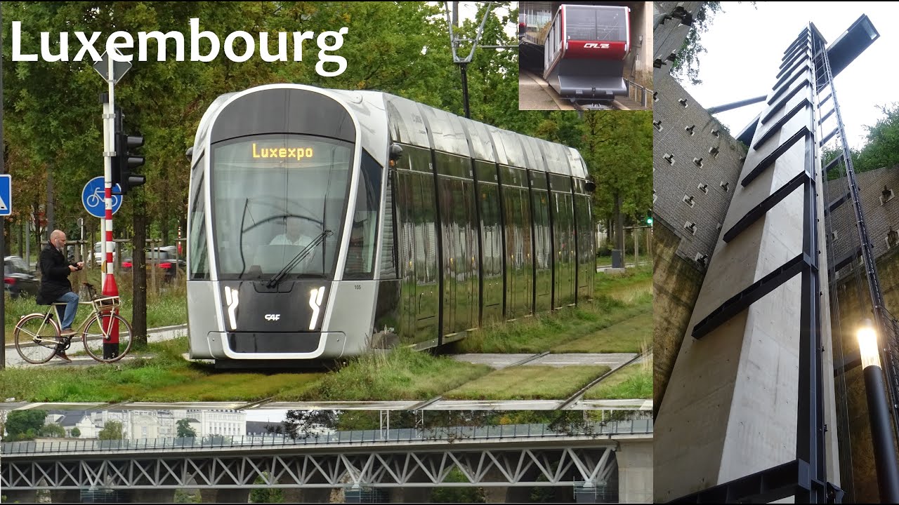 Luxembourg Trams, Funicular & More!