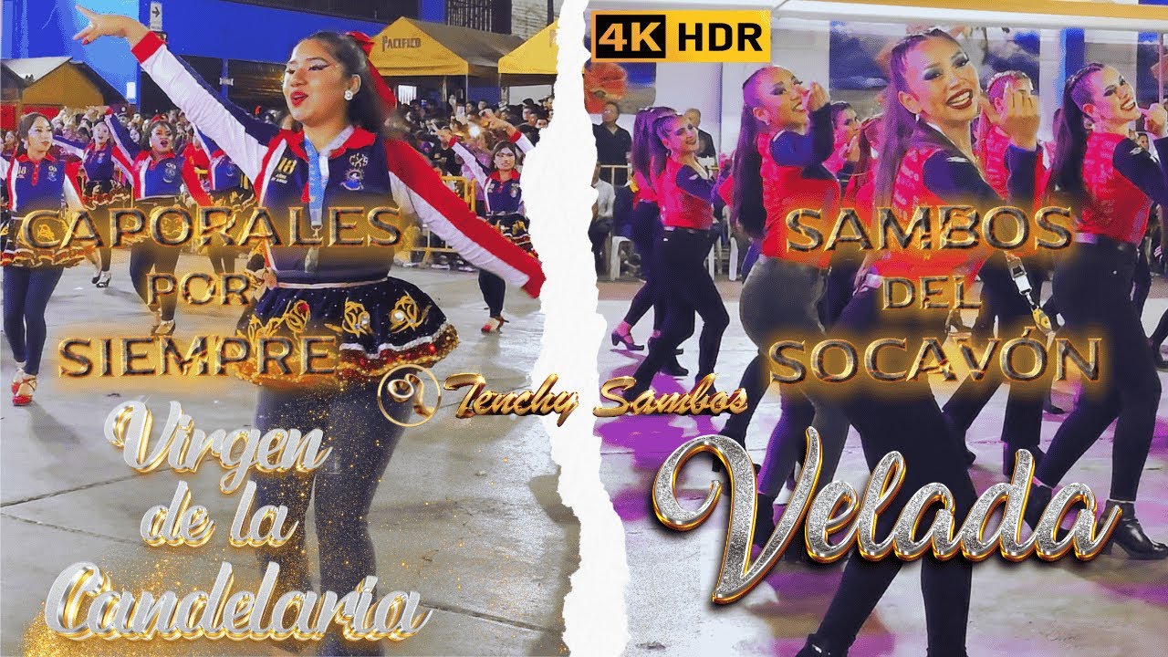 CAPORALES POR SIEMPRE y SAMBOS DEL SOCAVÓN : La ESPECTACULAR VELADA en Honor a la Virgen Candelaria