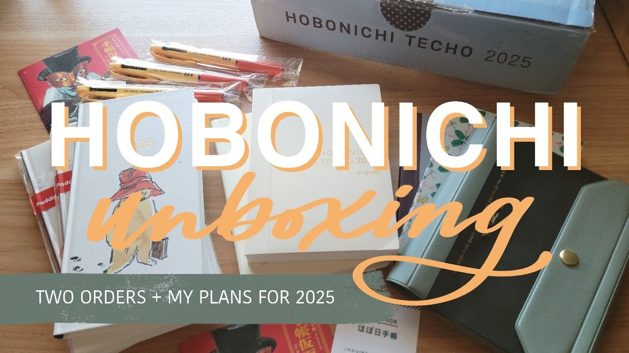 Hobonichi 2025 Unboxing | New Techo Unbox | New Planners | Atlas Stationers & Hobonichi Japan