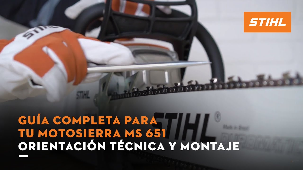 Guía completa para tu Motosierra MS 651| Orientación técnica y montaje | STIHL MÉXICO