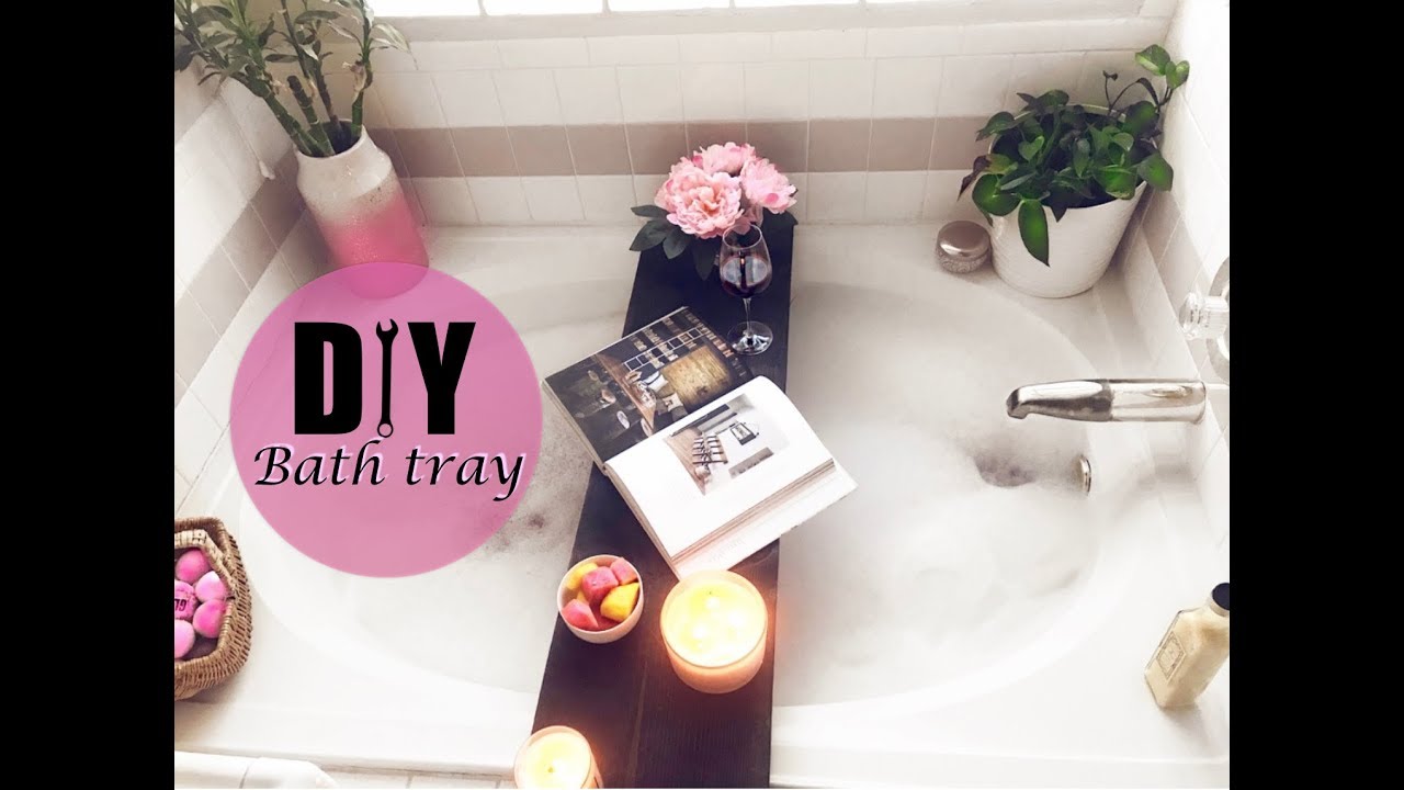 DIY Simple & Affordable Bath Tray/Caddy