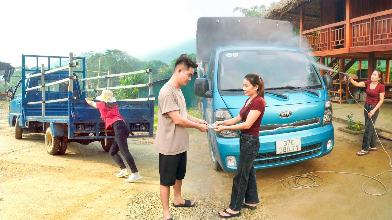 Going Down To City Buy A New Truck To Replace The Old Damaged Truck - My Farm / Đ&agrave;o