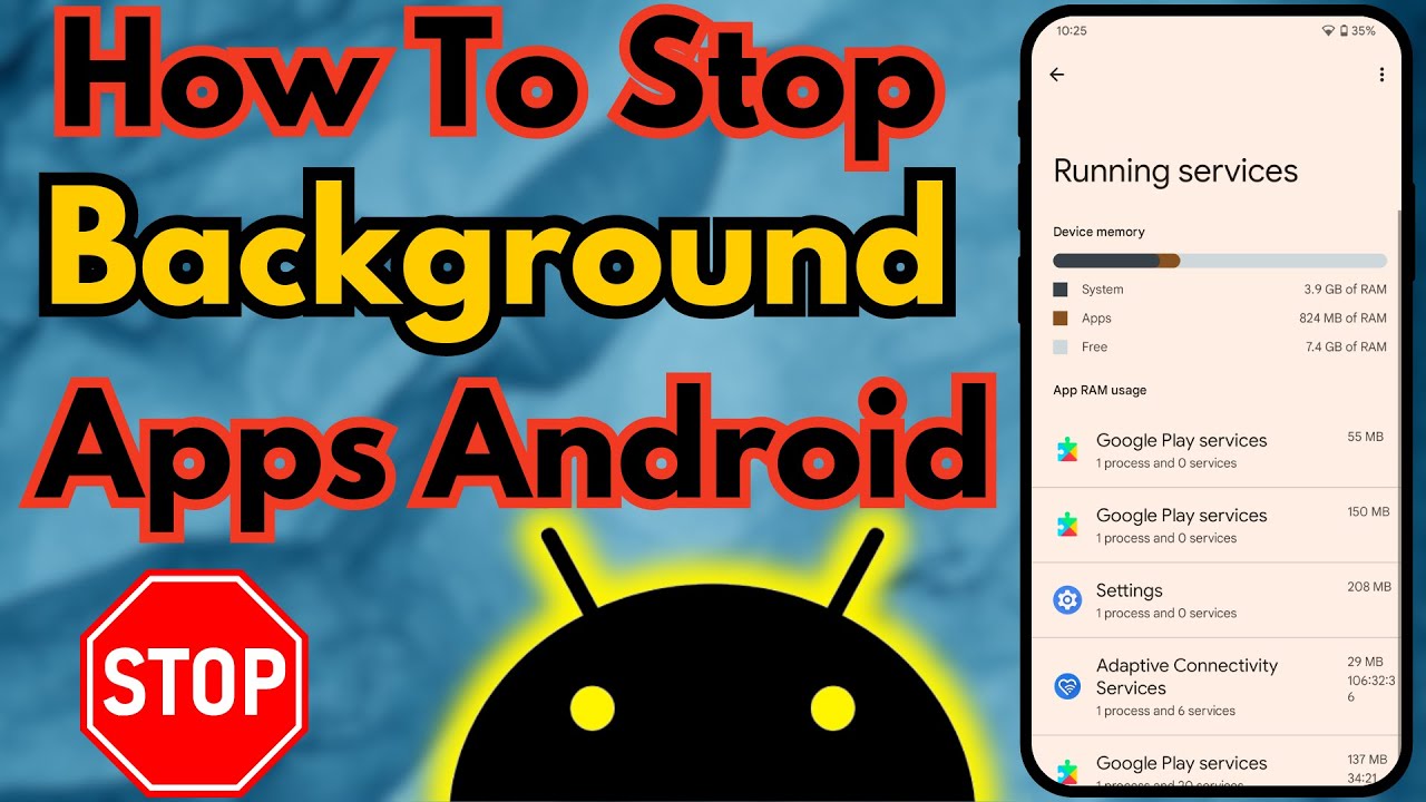 How to Stop Background Apps on Android | Close Background Running Apps on Android