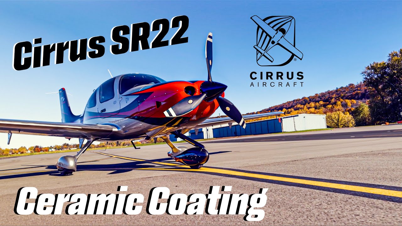 Cirrus SR22 Ceramic Coating!! Our first Airplane Detail!!