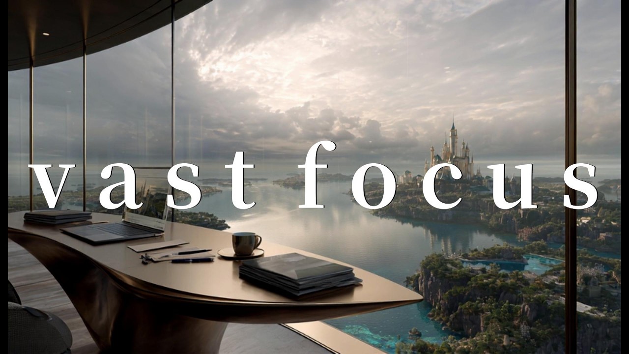 100 BPM Futuristic Workflow BGM for Work & Coding│Deep Focus & Productivity │2 Hours