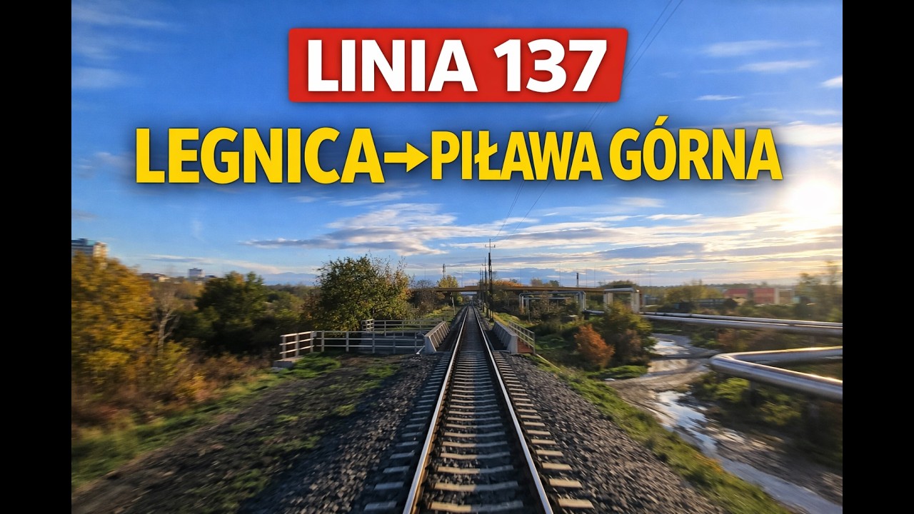 CABVIEW | Linia 137 Podsudecka: Legnica – Piława Górna | Widok z kabiny maszynisty