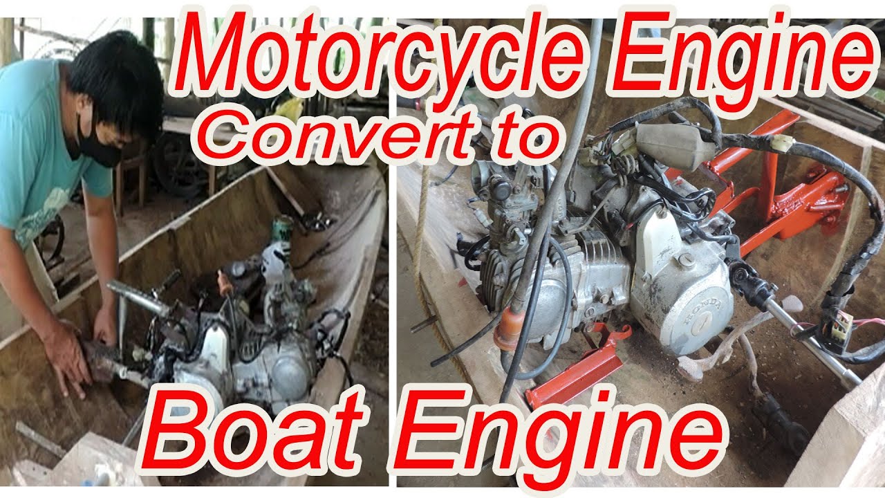 How to Convert Motorcycle Engine to Boat Engine. Part 1