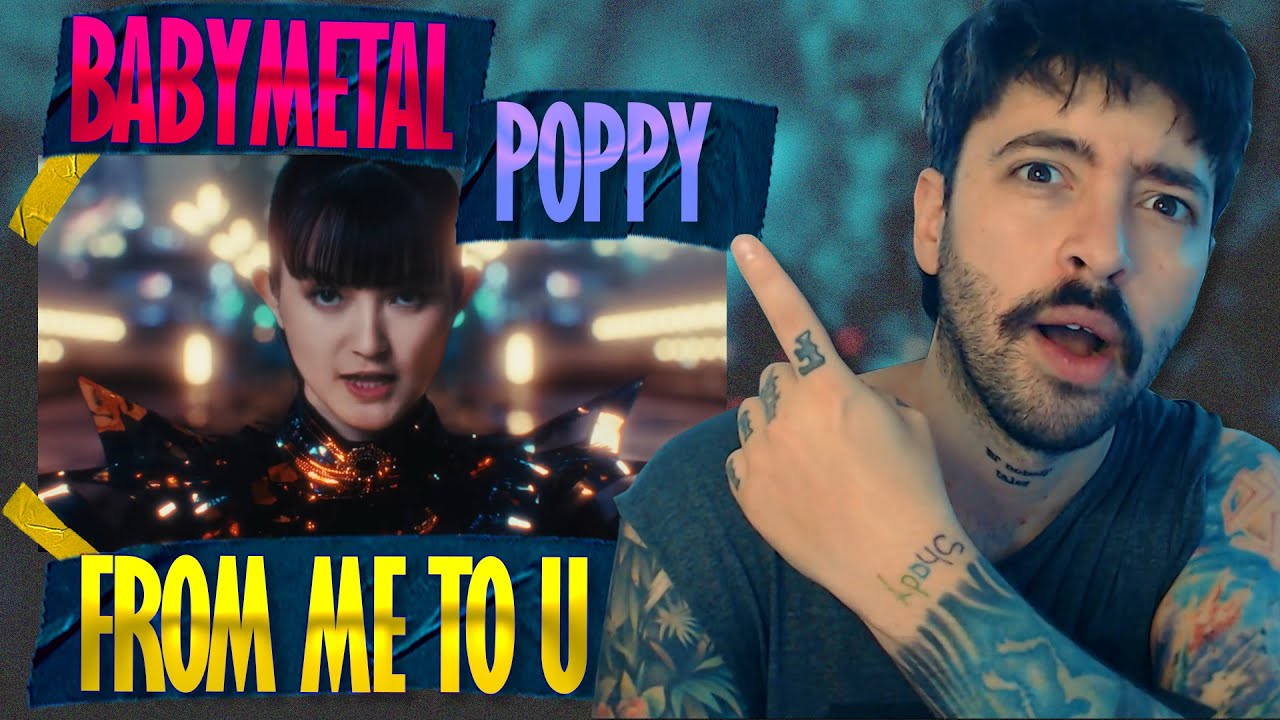 BABYMETAL - from me to u feat. Poppy | REACTION | This is Crazy! like crazy crazy! yeah CRAZY! 🤯😂