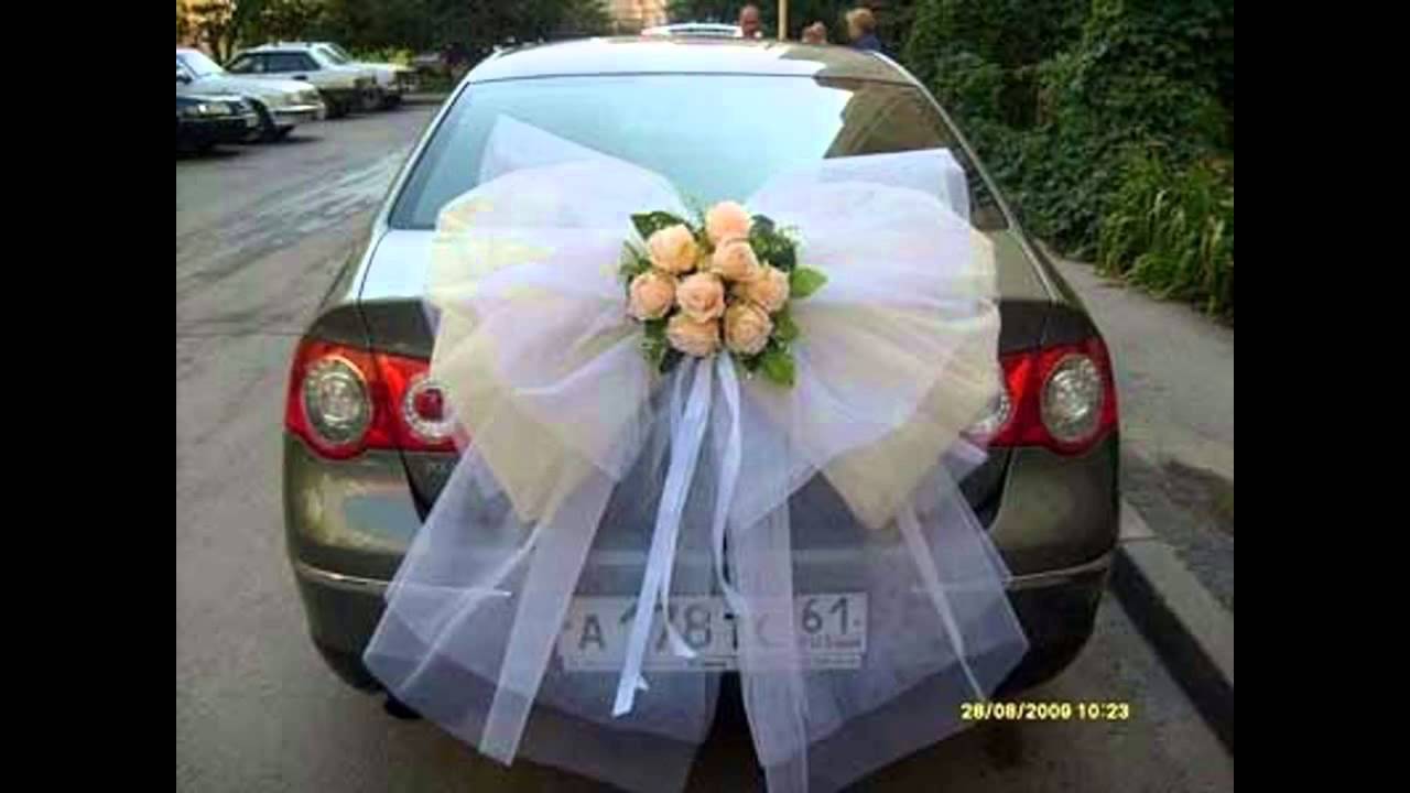 Beautiful Wedding car decorations