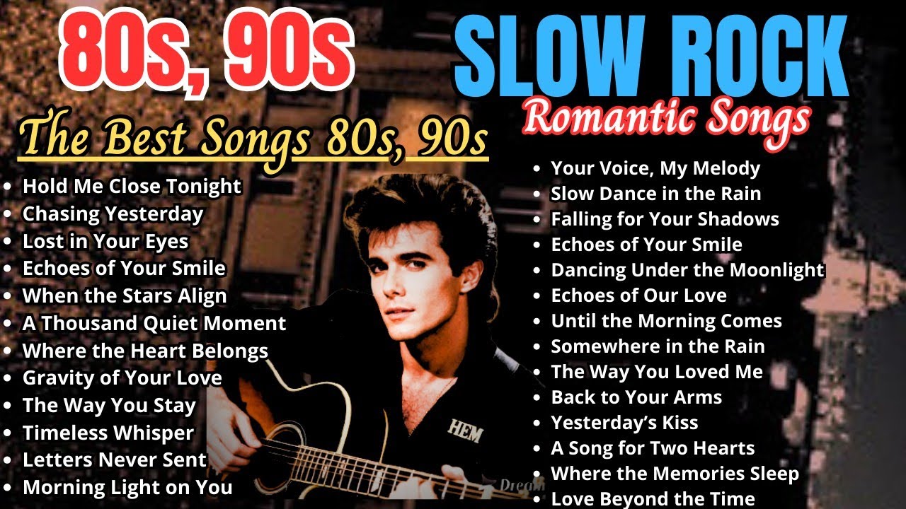 EMOTIONAL OVERLOAD 80s & 90s Slow Rock 💕 Romantic Classics That Touch the Heart