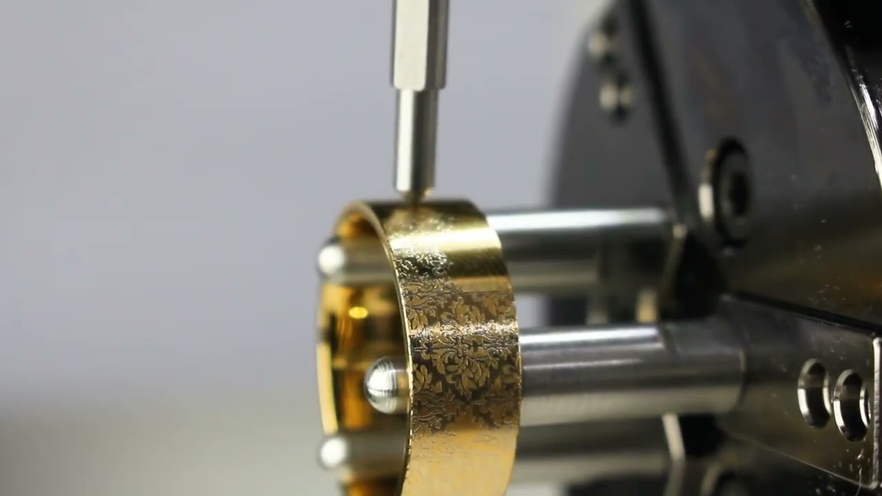 Magic E7: Engrave ring with full 360° pattern