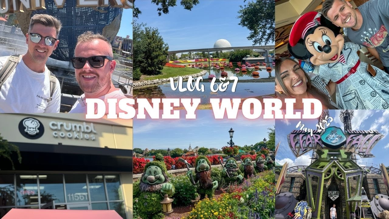 Orlando Vlogs 5 & 6 Islands of Adventure | Topolino’s Terrace | Crumbl Cookie Taste Test | May 2025