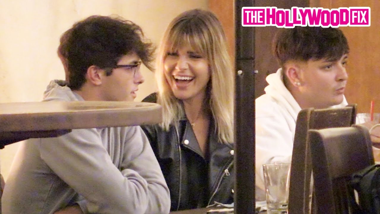 Griffin Johnson Enjoys Drinks & Dinner With A Mystery Woman At Saddle Ranch Chop House 8.31.20