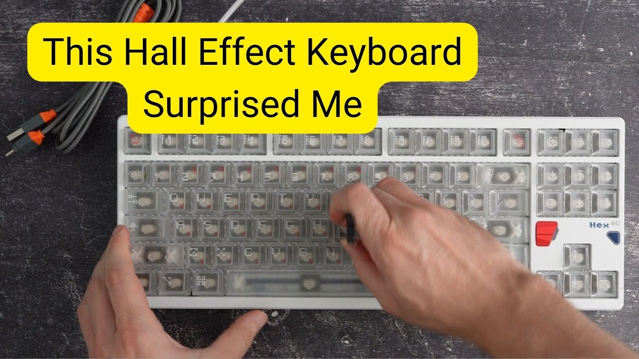 This Hall Effect Keyboard Surprised Me - Hex80 Review