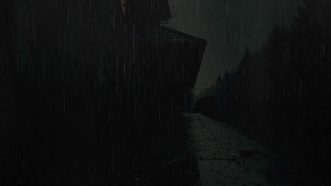 Sleep in Minutes with Intense Rain  Thunder | Black Screen 10H