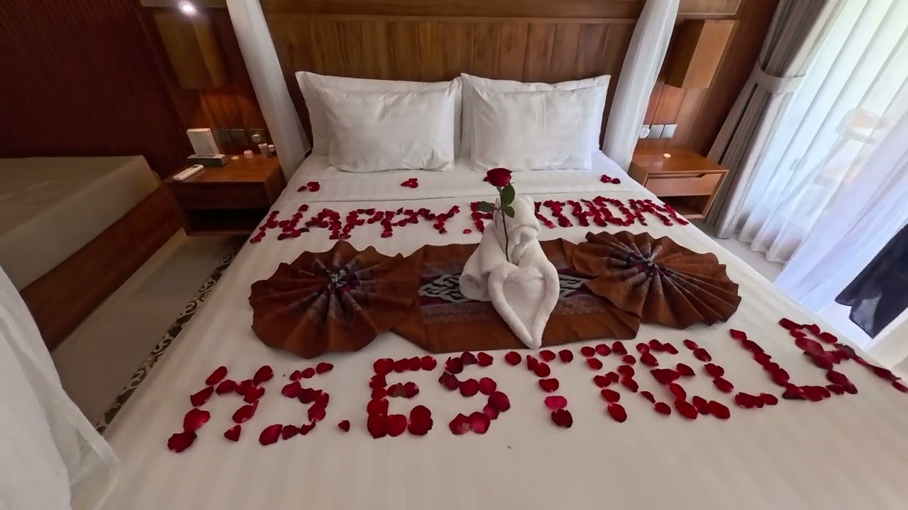 Happy birthday surprise for my wife.  check-in  at Puri Andong Villa dated 02/02/2025