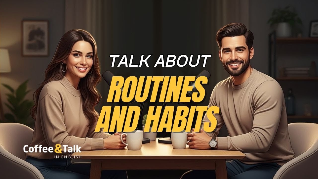 How to Talk About Your Daily Routine and Habits in English ☕🗓️ | Conversation Practice