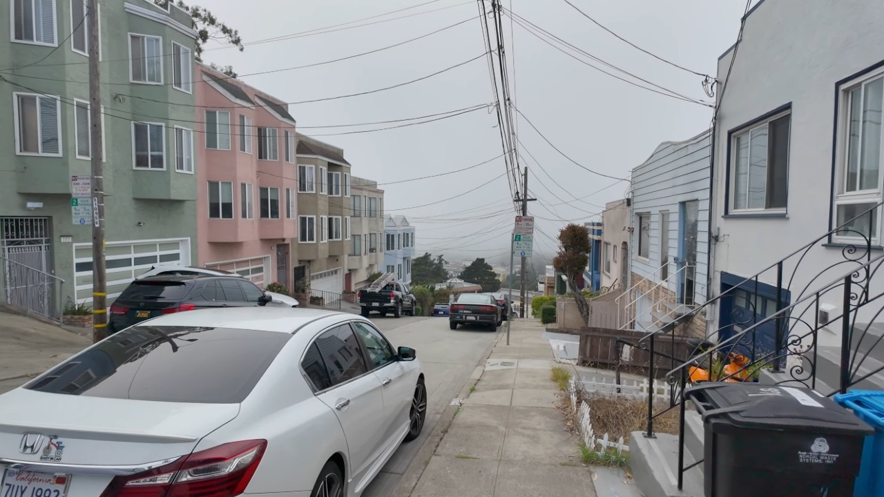 【4k】A walk around Daly City, California