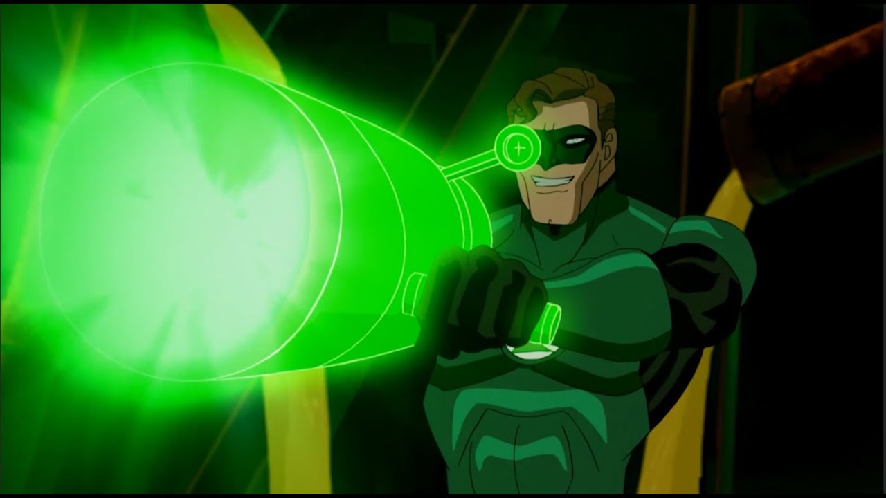 Green Lantern (Hal Jordan) Powers and Fight Scenes - Green Lantern First Flight Part 1