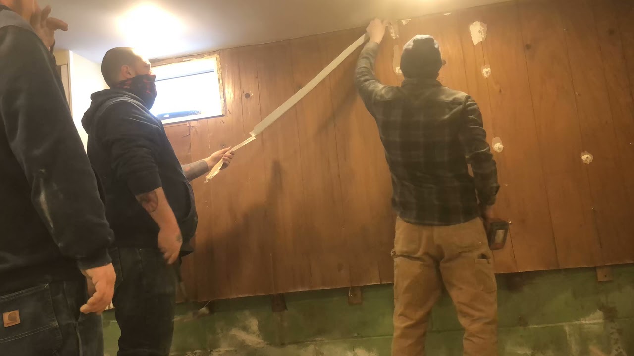 Basement Waterproofing PrepWork in Newbury, New Hampshire, by Matt Clark's Northern Basement Systems