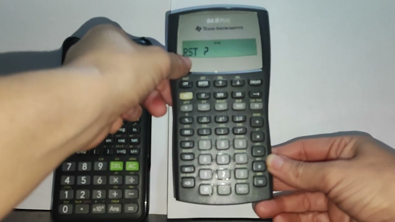 Cómo obtener el valor futuro en una calculadora Texas Instruments business analyst BA II plus