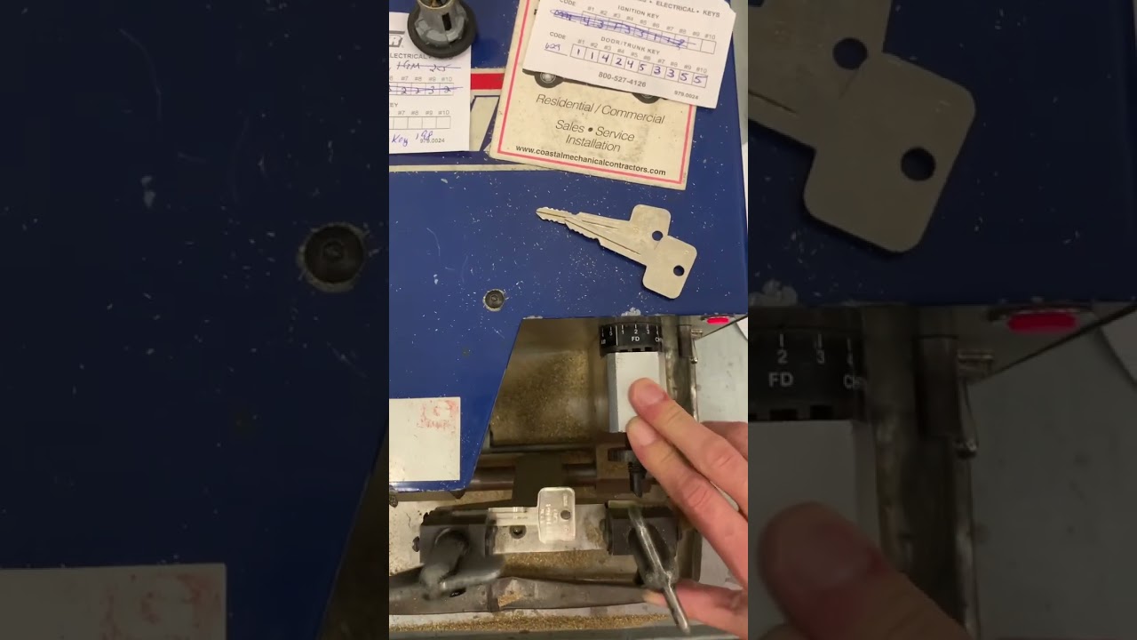 Cutting keys the old fashioned way