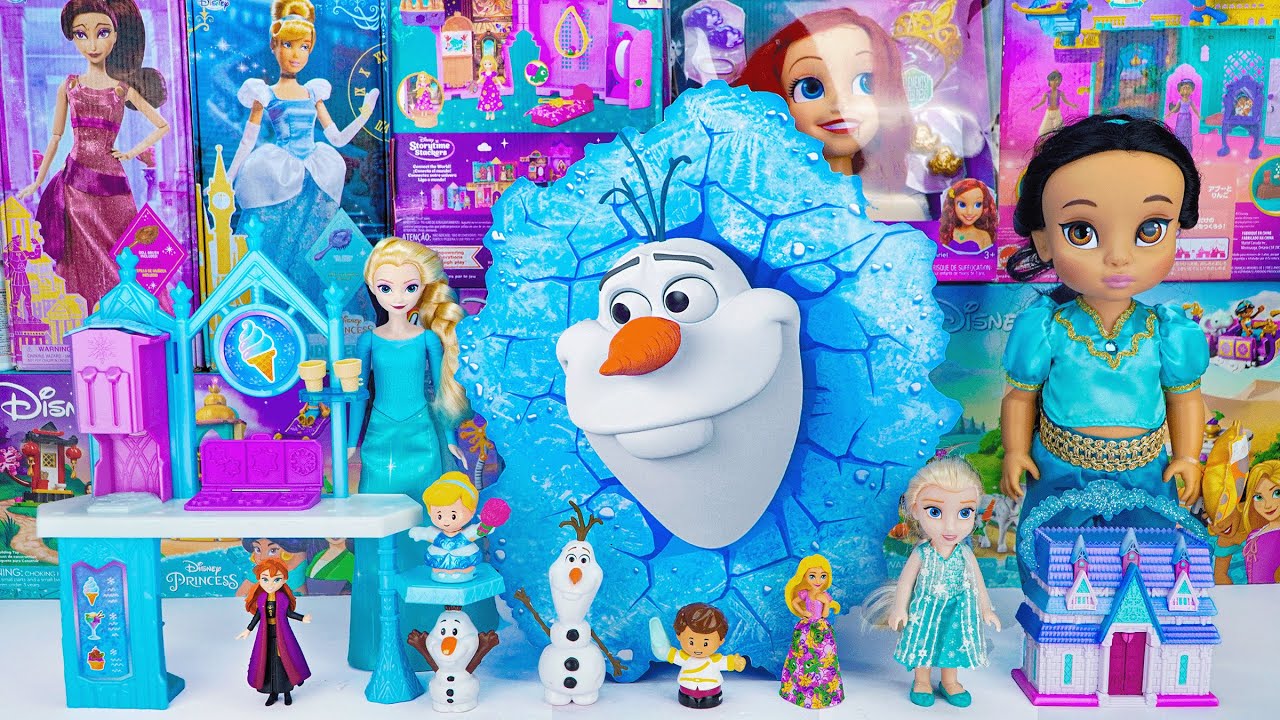 Disney Princess Toys Collection Unboxing | Elsa, Anna & Olaf Magical Unboxing Adventure | ASMR Toys