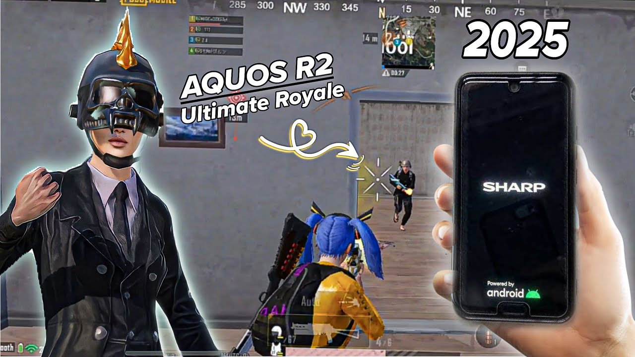 Aquos R2🤯 | Aggressive Clutches Ultimate Royale |  🔥| R2 Pubg Test 2025