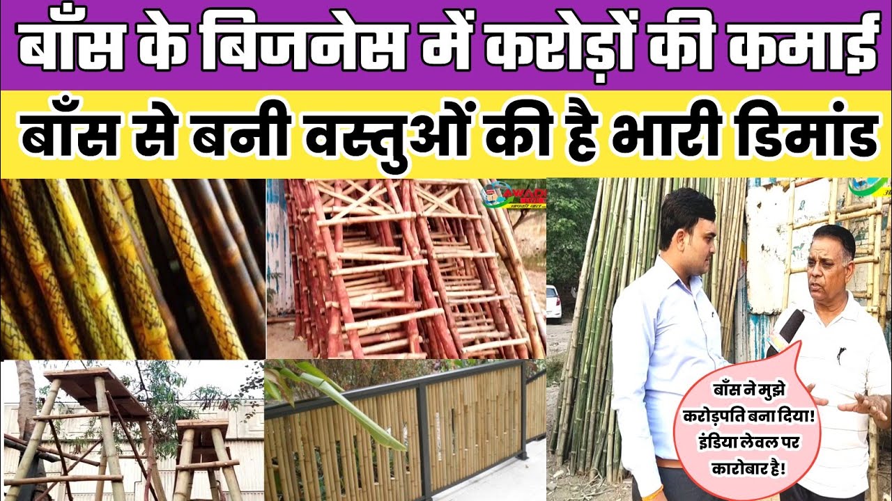 बाँस के बिजनेस में करोड़ों की कमाई|बाँस से बनी वस्तुओं की है भारी डिमांड|Bamboo Made Things|Jafri