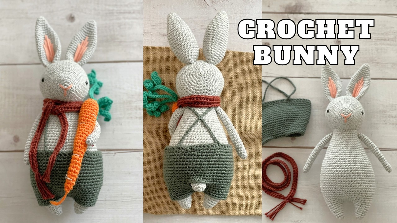 Rabbit Amigurumi Crochet Pattern - Video Tutorial