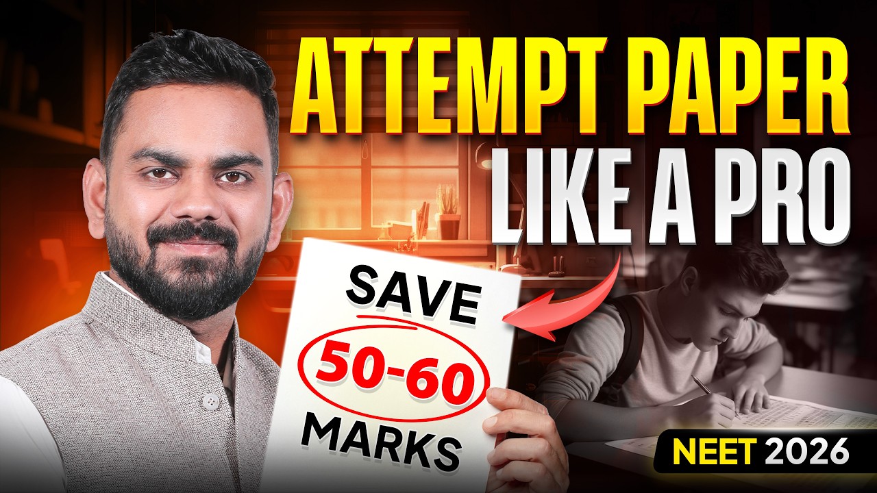NEET 2026 Paper Attempting Strategy | Save 60+ Marks Fast 🩺