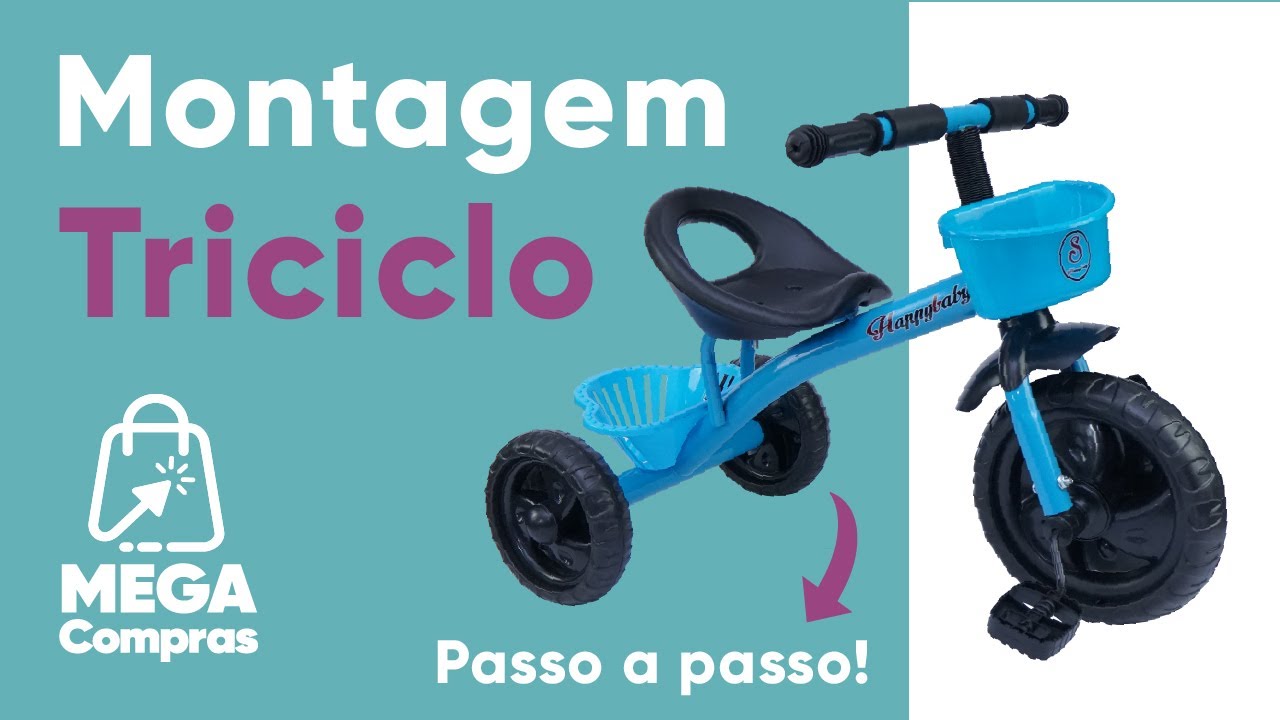 Manual de montagem - Triciclo Infantil Mega Compras MC920