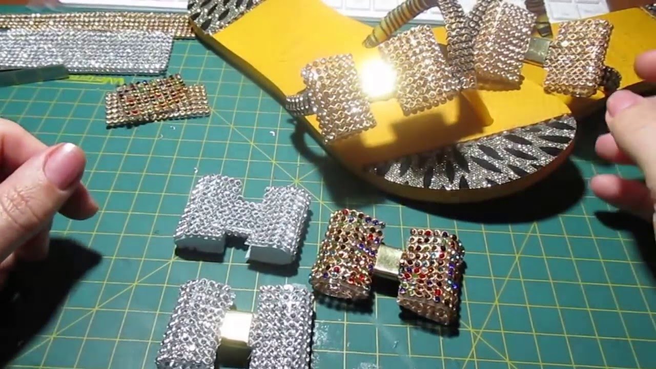 COMO FAZER O LAÇO DE MANTA DE STRASS SEM EMENDA
