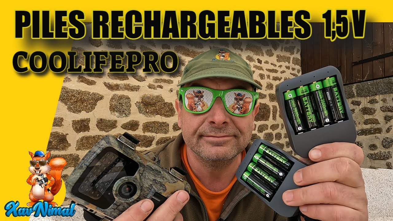PILES RECHARGEABLES 1,5V de chez COOLIFEPRO
