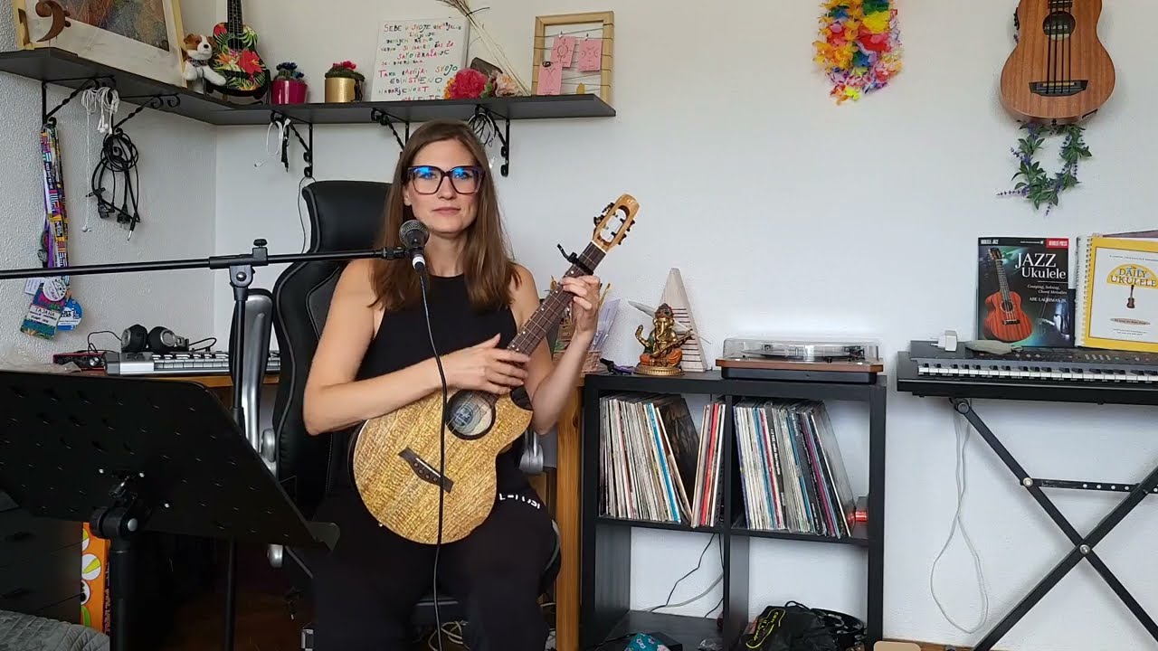 Tajana No Stres -  Coldplay Fix you (cover with baritone Fireball - Flight)
