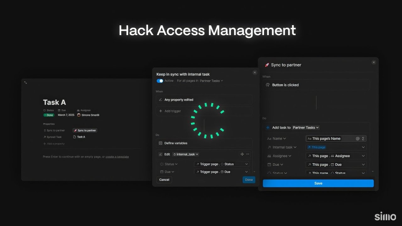 How to sync/duplicate data across Notion databases with native automations