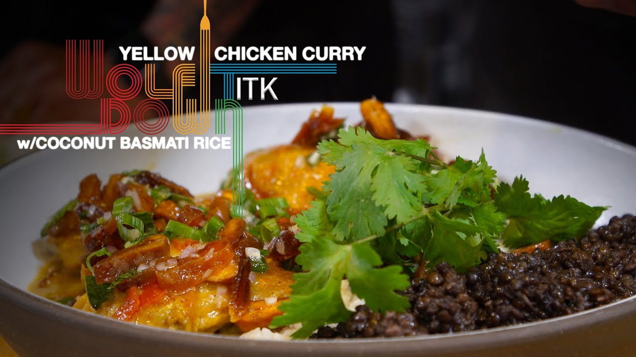 Yellow Chicken Curry with Coconut Basmati Rice