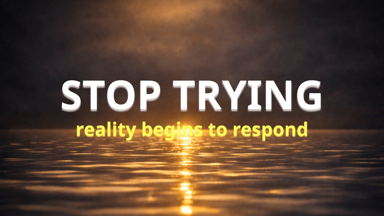 The Law of Being — When You Stop Moving, Reality Begins