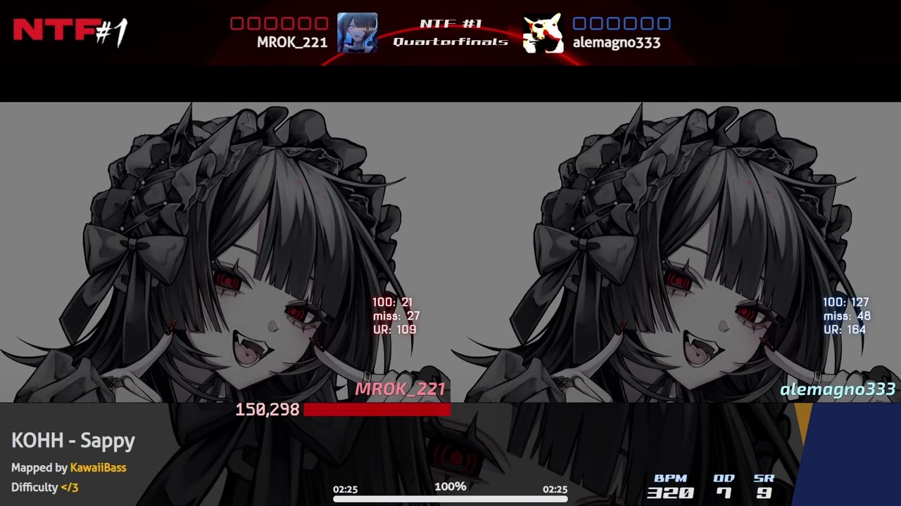NTF#1 - QF : MROK_221 vs alemagno333
