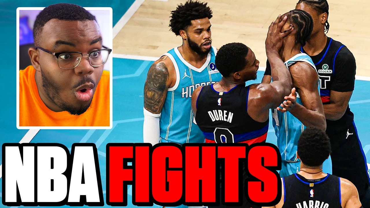 PISTONS AND HORNETS BRAWL WAS CRAZY...