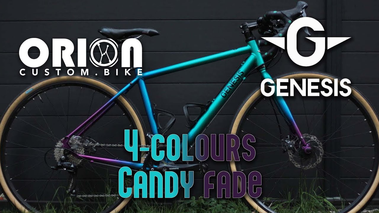 CUSTOM PAINT | Genesis CDA | How to paint a bike with multiple candy fades