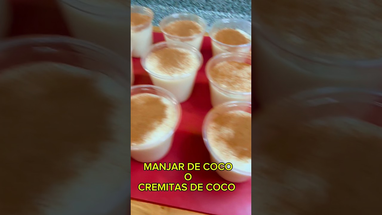 MANJAR DE COCO o CREMITAS DE COCO como las conoces t&uacute;??? Una delicia,r&aacute;pidas y f&aacute;ciles de hacer!