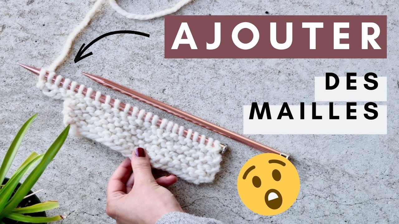Apprendre &agrave; AJOUTER Des Mailles avec le Montage &agrave; boucles, tutoriel facile (Backwards loop cast on)