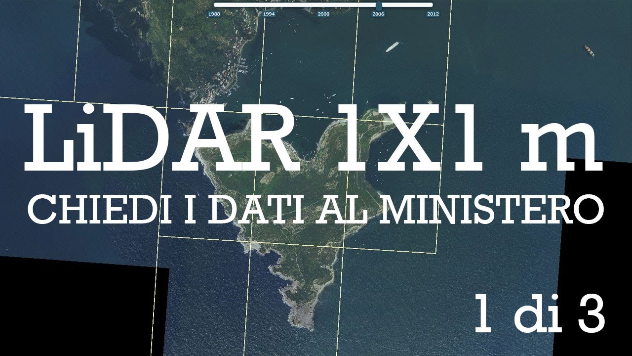 Dati Lidar 1x1 m - Chiedi i dati al Ministero dell'Ambiente - Parte 1