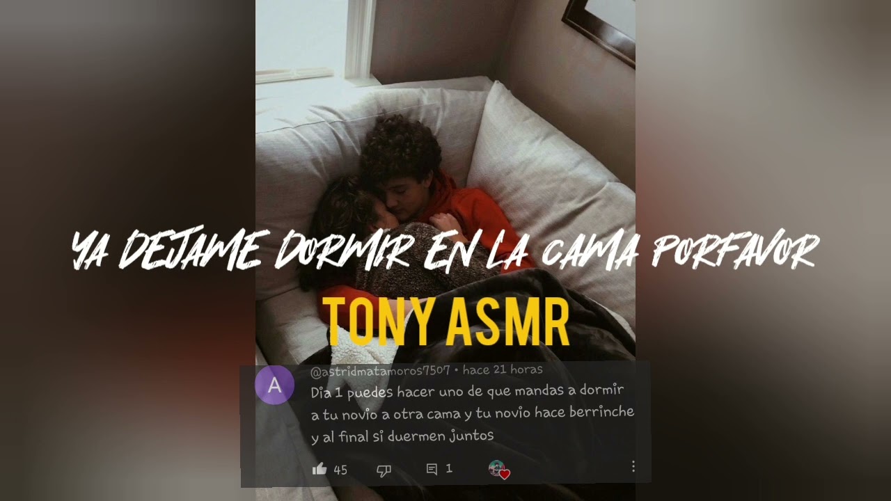 MANDAS A DORMIR A TU NOVIO A OTRA C4MA ASMR / ASMR ROLEPLAY / NOVIO ASMR