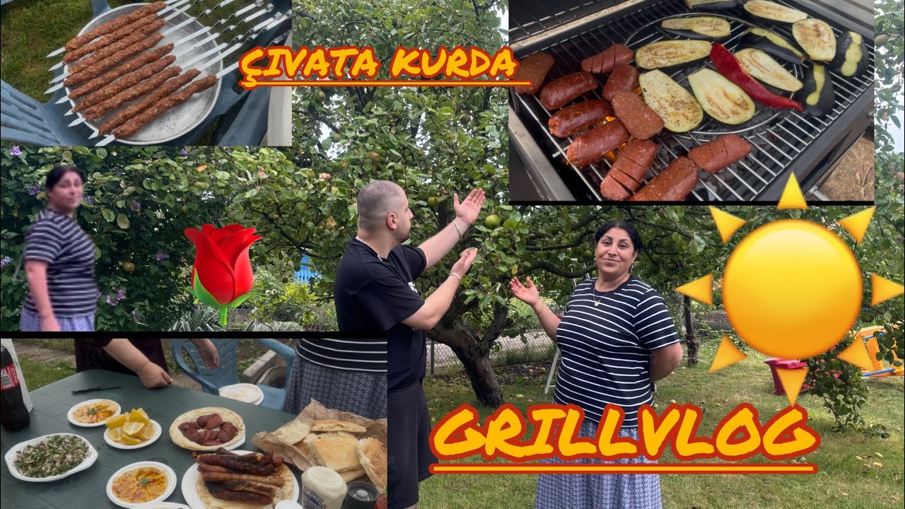 UNSER TAG IM SCHREBERGARTEN GRILL & BROMBEERMARMELADE MA AGIR ÇEKIR U RIÇALA TURESK 