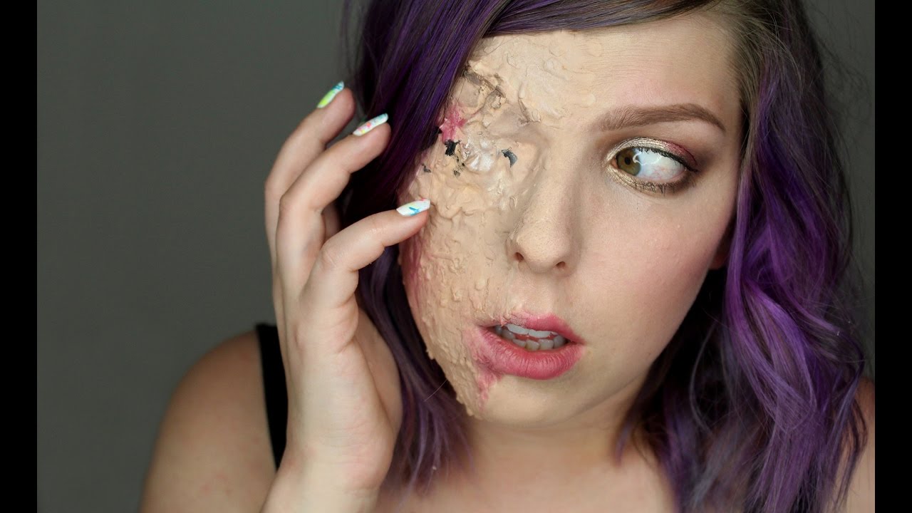 Roztékající se Obličej Halloween Tutorial
